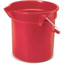 エレクター ラバーメイド ブルートバケツL・レッド 13.2L 2614-RED(3)