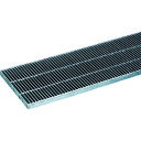【送料別途】【直送品】奥岡 スチール製 側溝用 グレーチング 本体幅200×高さ19 細目 ノンスリップ OKGX-P3 20-19