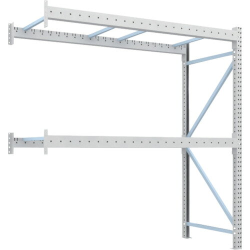【送料別途】【直送品】TRUSCO 重量パレットラック2トン2300×1000×H2500連結 2D-25B23-10-2B