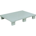 【送料別途】【直送品】NPC プラスチックパレットSXー089065E4 単面四方差し グレー SX-089065E4