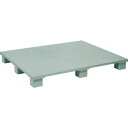 【送料別途】【直送品】NPC プラスチックパレットSXー120100E4 単面四方差し グレー SX-120100E4