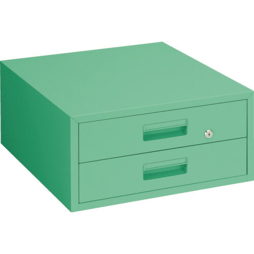 【送料別途】【直送品】TRUSCO 作業台用引出 2段 ヤンググリーン色 F-2YG(4)