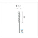 ナカニシ 超硬アロイカッター 円筒(アロイカット・エンドカット付) 刃径3mm 刃長14mm 24635(4)