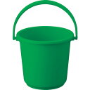 TRUSCO PPカラーバケツ 10L 緑 TPPB-10-GN(3)