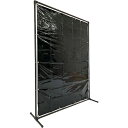 【送料別途】【直送品】TRUSCO 溶接遮光フェンス 2015型単体 固定足 深緑 YF2015K-DG