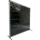 【送料別途】【直送品】TRUSCO 溶接遮光フェンス 2020型単体固定足 深緑 YFAK-DG
