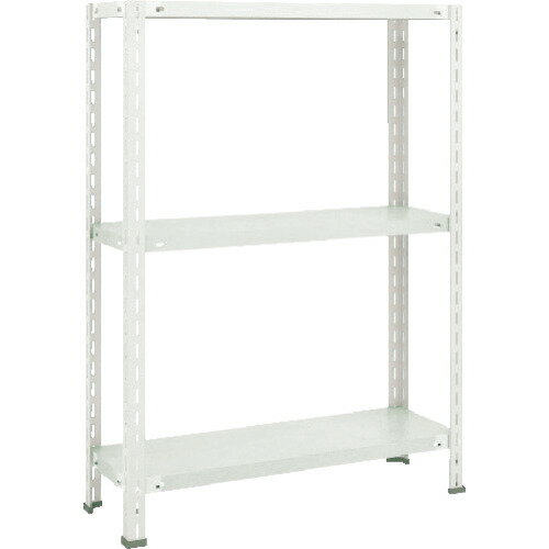 【送料別途】【直送品】TRUSCO スチールラック 軽量棚 中棚ボルトレス型 875X450X1200 3段 ネオグレー L43X-13:NG