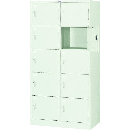 【送料別途】【直送品】TRUSCO 多人数用ロッカー10人用 900X515XH1790 シリンダ錠式 SVG10A