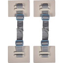 【防災NAVI2024】TRUSCO 地震対策 転倒防止PPベルト(2本入) 1200mm SAF-7090GLL