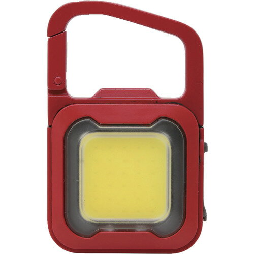 充電式 スーパーフラッシュライト 6W レッド 小型ライト LEDライト ムサシ Musashi COB-WL007R