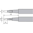 グット ステーション型はんだこてXST-80G用替こて先 XST-80HRT-1