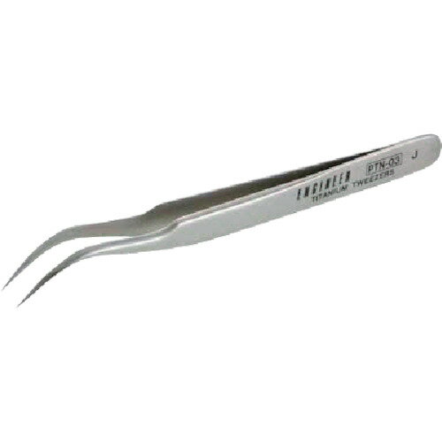 エンジニア チタンピンセット(J型)曲りタイプ 120mm PTN-03 エンジニア チタンピンセット(J型)曲りタイプ 120mm PTN-03