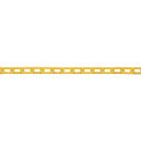 ニッサチェイン プラスチックチェイン 黄 3mmX30M PW30 YELLOW