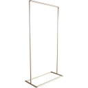 【送料別途】【直送品】吉野 衝立用アルミパイプ 1×2 単体固定 YS-12SF