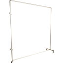 【送料別途】【直送品】吉野 衝立用アルミパイプ 2×2 接続キャスター YS-22JC