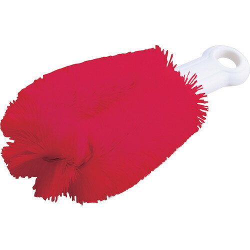 TRUSCO タワシブラシ ショートタイプ HACCP対応 レッド TTB-M-R