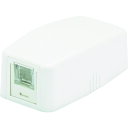 パンドウイット CAT5Eスプリングシャッター付きローゼットキット 1個口 白 JOQ1H500
