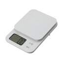 デジタルスケール ブランジェ 1kg ホワイト dretec ドリテック KS-629WT(3)