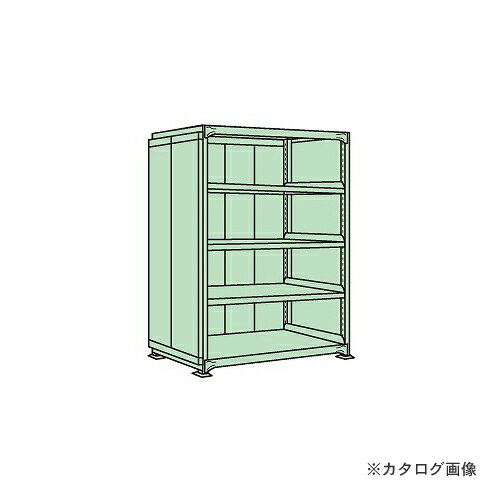 【注意】 ※商品画像はカタログ画像(代表画像)となっております。 実際の商品の色・サイズとは異なる場合がございますので、ご購入の際は商品説明文、メーカーカタログを併せてご確認いただきます事をお勧め致します。 【メーカー】 ●サカエ 【特長】 ●三方パネル付により、背面からの収納物の落下を防ぎます。 【仕様】 ●50mmピッチ段替え可能 ●注意事項：棚板段数は、天棚及び底棚を含みます。サカエ 総合カタログ2021年の【758ページ】をご参考下さい。