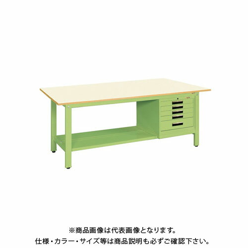 【送料別途】【直送品】サカエ 軽量作業台KKタイプ SVEキャビネット付 KK-59PSVE5IG