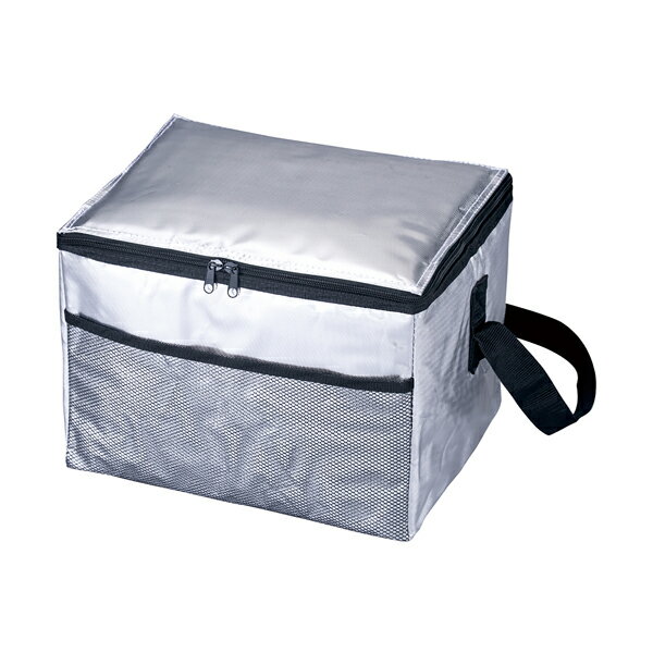 日本緑十字 ソフトクーラーバッグ (18L) 幅335mm×奥行260×高さ250mm シルバー