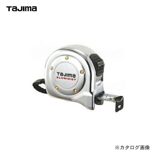 楽天工具屋「まいど！」タジマツール Tajima アルミニストロック25 5.5m 尺相当目盛付（182/33m） クロム ALL25-55SCRC