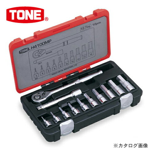 前田金属工業 トネ TONE 12.7mm(1/2”) ヘキサゴンソケットレンチセット H4100MP