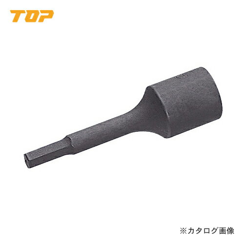 トップ工業 TOP 1/2”ヘキサゴンソケット 対辺寸法 6mm HB-406