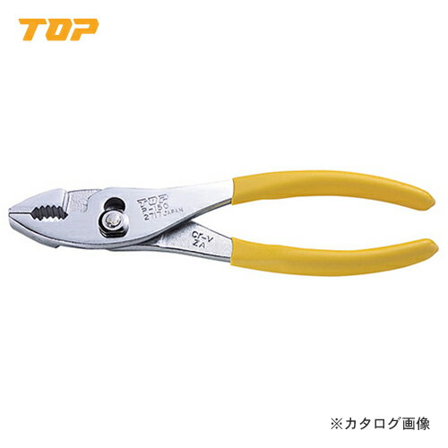 トップ工業 TOP コンビネーションプライヤ ビニールグリップ付 P-200G