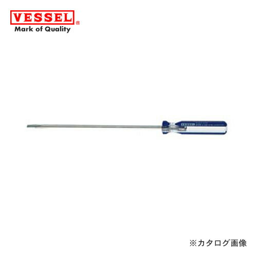 ベッセル VESSEL No.6100 クリスタラインドライバー (細軸・マグネット入り) -4×200