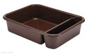 CAMBRO(キャンブロ)　バスボックス　ツゥーコンパートメント　1621CBP(131)[ バット 番重 コンテナー用品 バット フードコンテナー ボックス 箱 コンテナ コンテナー : ].【 キャンブロ | CAMBRO 】