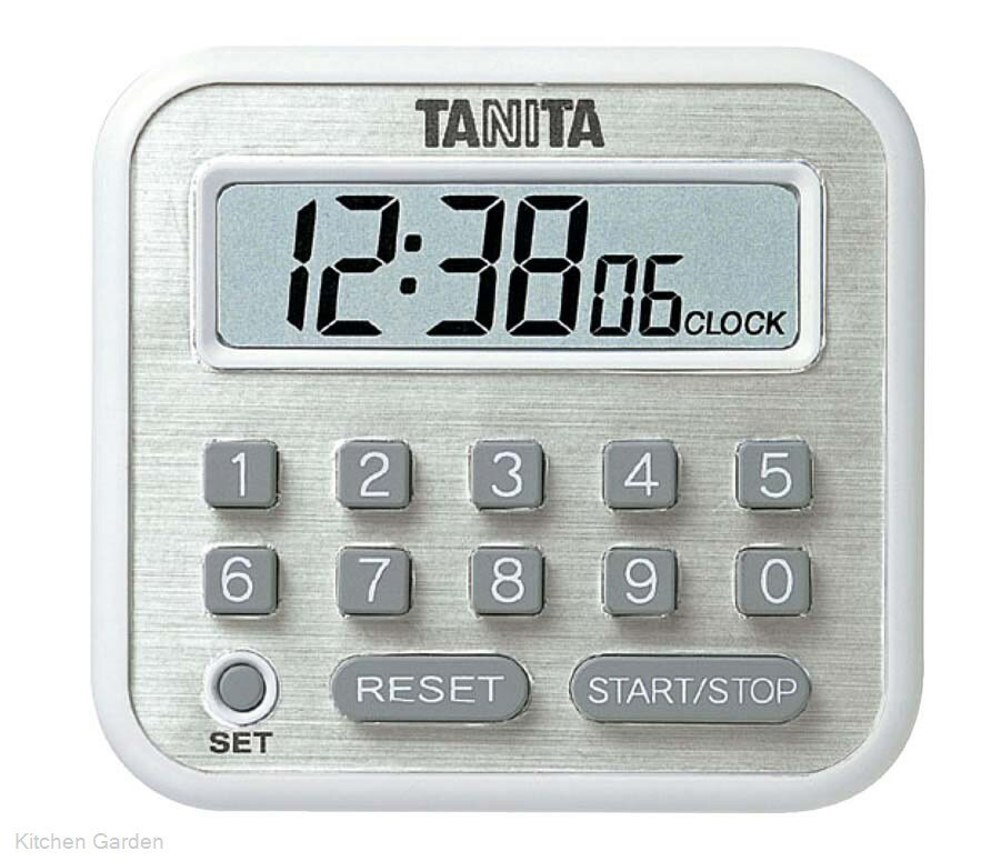 タニタ　デジタルタイマー　100時間計　TD-375-WH　ホワイト.