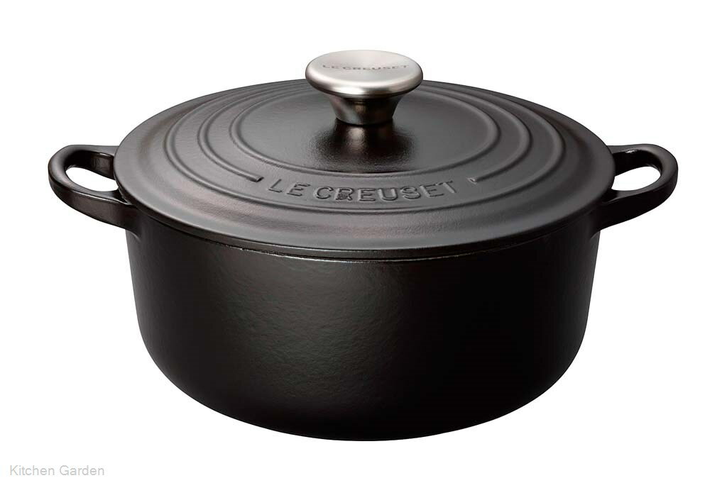 ルクルーゼ ココットロンド LE CREUSET( ル クルーゼ )　トラディション　ココットロンド　24cm　2101-24-0　マットブラック[ ココット 黒 ブラック マット : IH対応 IH ]