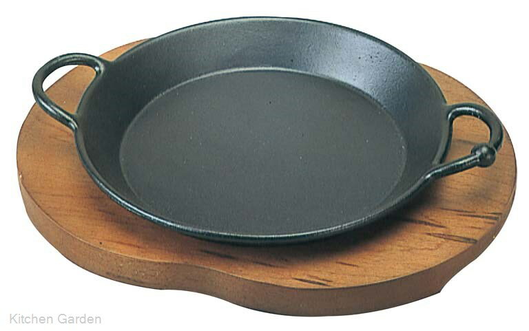 アサヒ 鉄 ステーキ皿 グルメパン 24cm A-203-48 オーブングリル ハンバーク ステーキ皿 鉄板 プレート ステーキ 皿 オーブン : IH対応 IH 鉄 鉄製