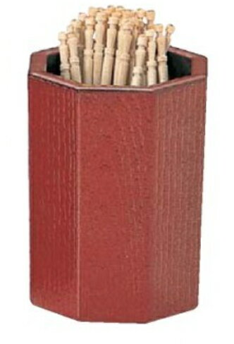 Toothpick Containers - 八角 木目楊枝入れ 外朱 天朱　〜和のおもてなし〜　楊枝入れ 楊枝立て 爪楊枝 容器 入れ カトラリー 卓上 業務用 和食器 器 料理 和食 懐石 食膳 和風 ]。