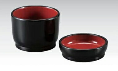 竹筒 千代ロ 黒内朱用 薬味皿 [つゆ入れ別売]　〜和のおもてなし〜 蕎麦 そば 食器 千代ロ つゆ椀 つゆ つゆ入れ つゆ入 椀 竹 お椀 おわん おちょこ おしゃれ 業務用 猪口 薬味 和食器 器 料理 和食 懐石 食膳 和風 ].【 福井クラフト 】