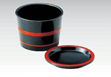 3.1寸 桶型 つゆ入黒朱ひも セット　〜和のおもてなし〜 蕎麦ちょこ そばちょこ そば猪口 蕎麦猪口 蕎..