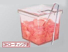 樂天商城 - 120 角ガリ入 (トング別) 透明　〜和のおもてなし〜 ガリ入れ ガリ入 寿司 お寿司 生姜 しょうが 薬味 ショウガ 鮨 トング ガリ がり 寿司ガリ 業務用 料理 和食 和食器 懐石 食膳 和風 ]。