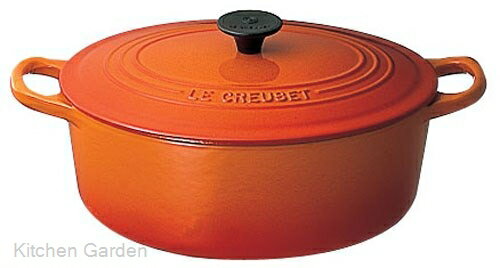 ルクルーゼ ココットオーバル LE CREUSET( ル クルーゼ )　ココット・オーバル2502　25cm　オレンジ[ オーブン 調理食器 オーブンウェア ココット 楕円 食器 : IH対応 IH ]