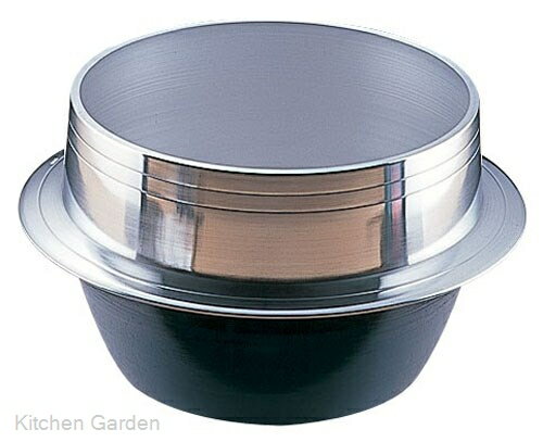 アルミイモノ　羽釜　（カン無）　60cm[ 羽釜 炊飯釜やうどん そば茹で釜 : アルミ ]のサムネイル