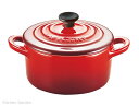 ルクルーゼ ストーンウェア LE CREUSET( ル クルーゼ )　ミニ・ココット　910050-00　チェリーレッド[ ストーンウェアシリーズ ココット : ]