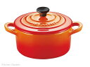 LE CREUSET( ル クルーゼ )　ミニ・ココット　910050-00　オレンジ