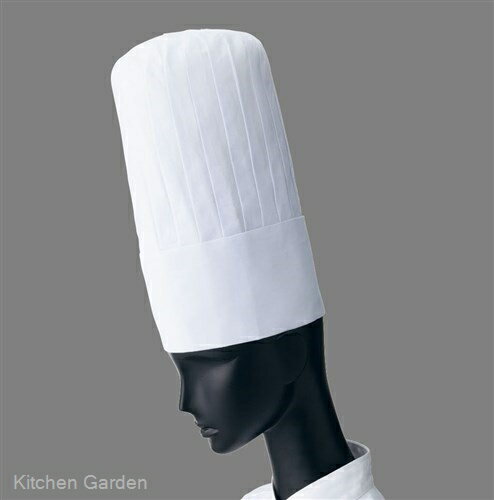 チーフ帽1（ホワイト）　L[ 調理用 作業用 店舗 スタッフ 帽子 衛生 : Lサイズ ].【 サンペックスイスト 】