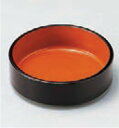 3寸ロクロ目薬味皿 黒内朱天黒 (10個セット) : そば 蕎麦 薬味皿 【若泉漆器】