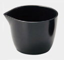 片口つゆ入 黒 : 蕎麦 そば つゆ入れ 【若泉漆器】