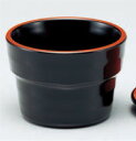 段付ロクロ目つゆ入れ 黒天朱 : 蕎麦 そば つゆ入れ 【若泉漆器】