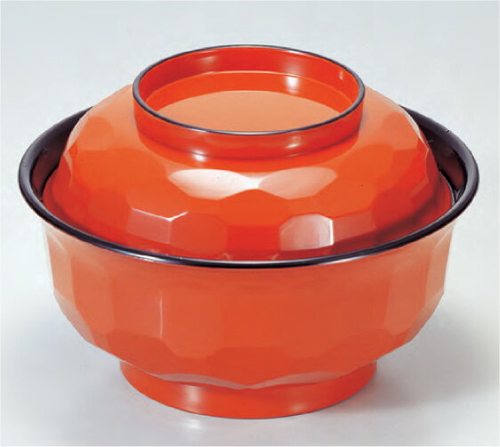 真亀甲丼 朱 天黒 ～和のおもてなし～ 丼 どんぶり 器 食洗機 食洗機対応 食器 丼鉢 かわいい おしゃれ 業務用 和食器 和食 懐石 和風 料理 食膳 ].【 若泉漆器 】