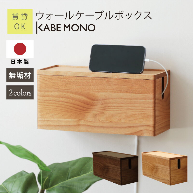 Amazon | ケーブルボックスケーブル 壁掛け電源コード収納