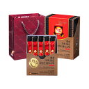 【高麗人参 紅参 6年】6年根 高麗紅参精 プレミアム紅参スティック 1000ml (10ml x 100個) 【韓国製】【送料無料】