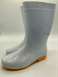 送料無料 耐油衛生長靴 白 22.5〜28cm PVC ビニール 3E 軽量 レインブーツ 厨房 農業